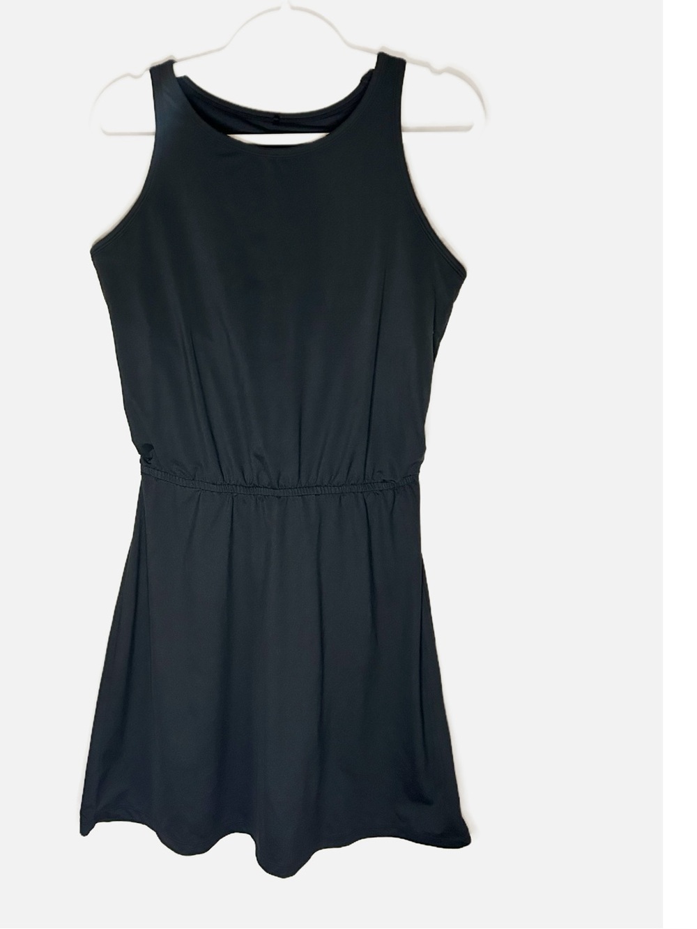 prAna Mandoline Black Racerback Athleisure Dress Size M